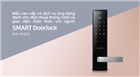 Hướng dẫn bạn cách dùng ứng dụng khóa vân tay sHome Doorlock của Samsung