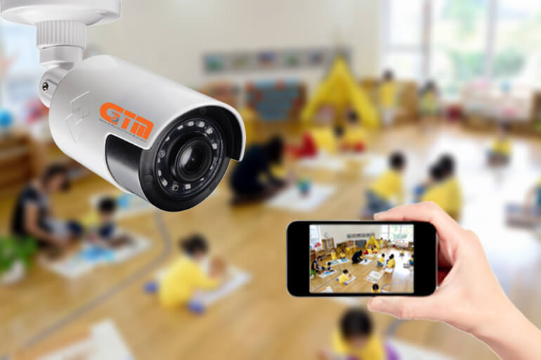 Lắp đặt camera quan sát cho trường học